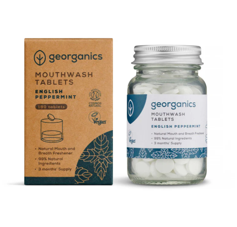 Mouthwash Tablets (180) - Peppermint by Georganics