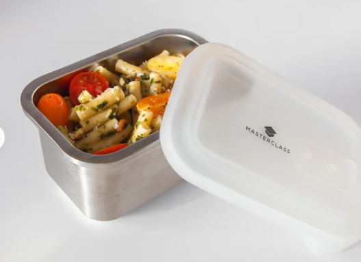 750ml Stainless Steel Food Storage Container with Lid - by Masterclass