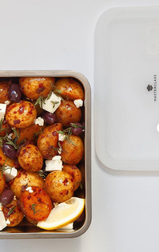 1300ml Stainless Steel Food Storage Container with Lid - by Masterclass