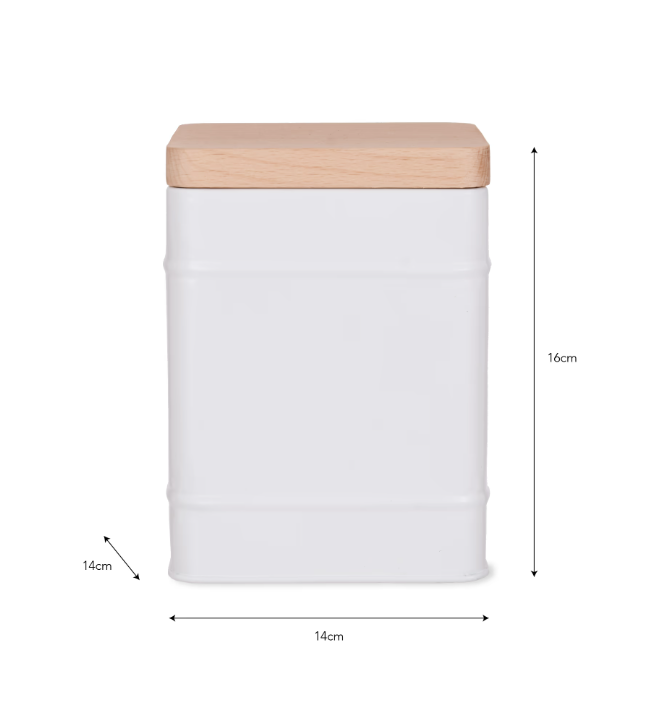 Large Borough Canister - White or Charcoal