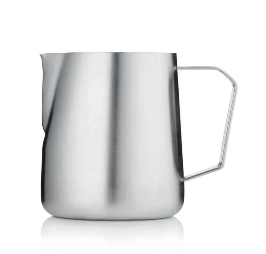 Barista Pro Pitcher - 400ml - Brushed Steel and Rose Brass