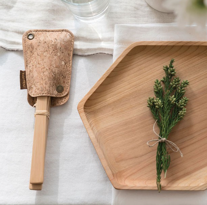 Bamboo Cutlery Travel Set by Bambu