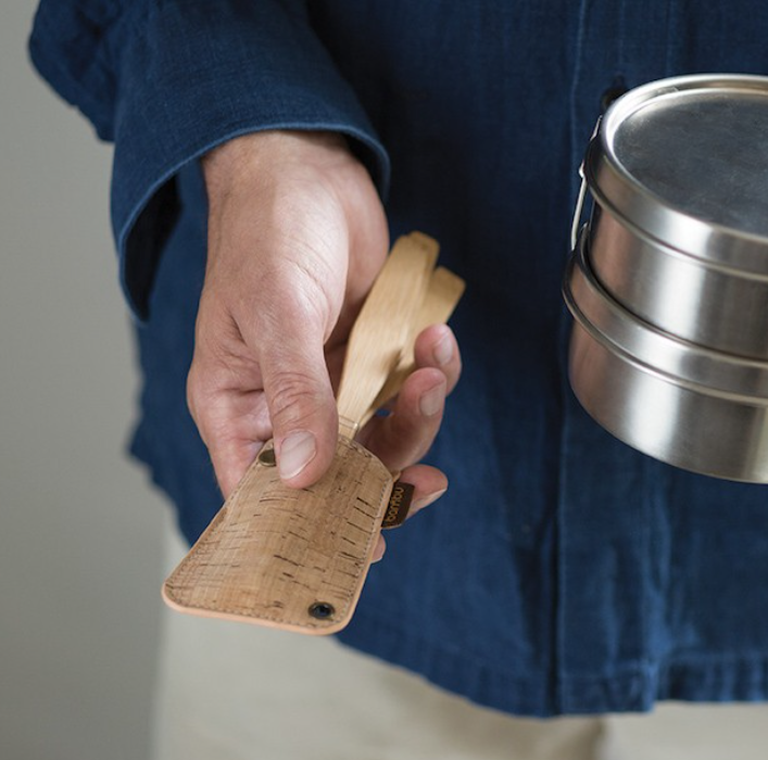 Bamboo Cutlery Travel Set by Bambu