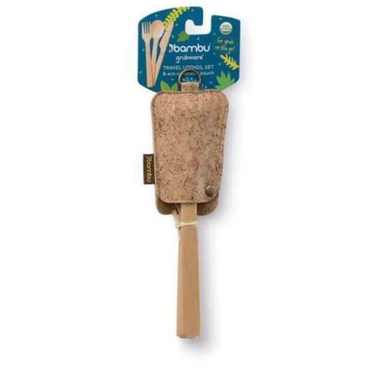 Bamboo Cutlery Travel Set