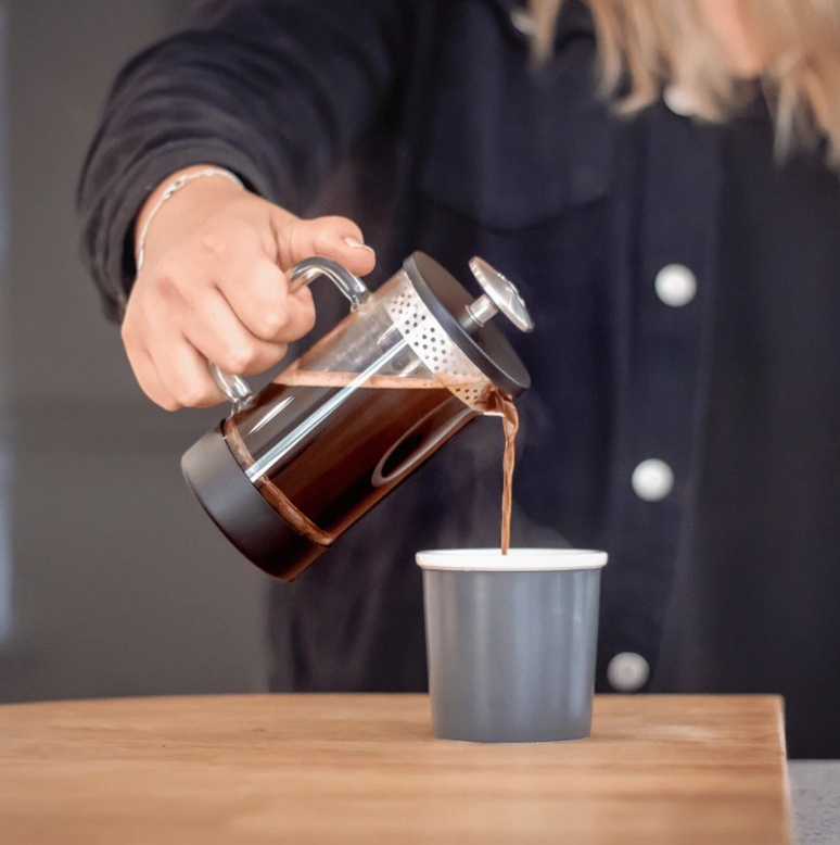 Core Coffee Press - 3 cup cafetiere - Stainless Steel Black