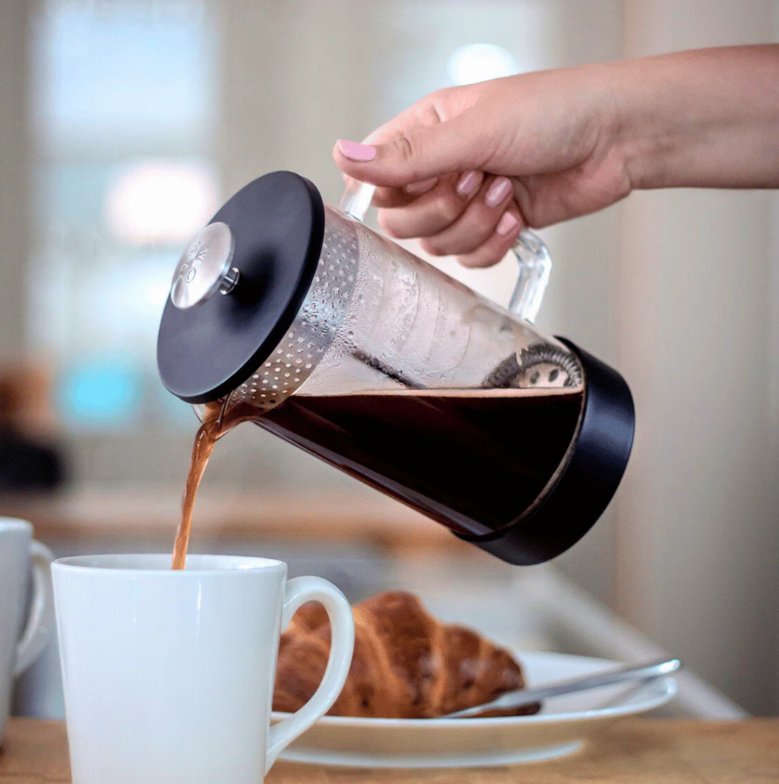 Core Coffee Press - 6 cup cafetiere - Stainless Steel Black