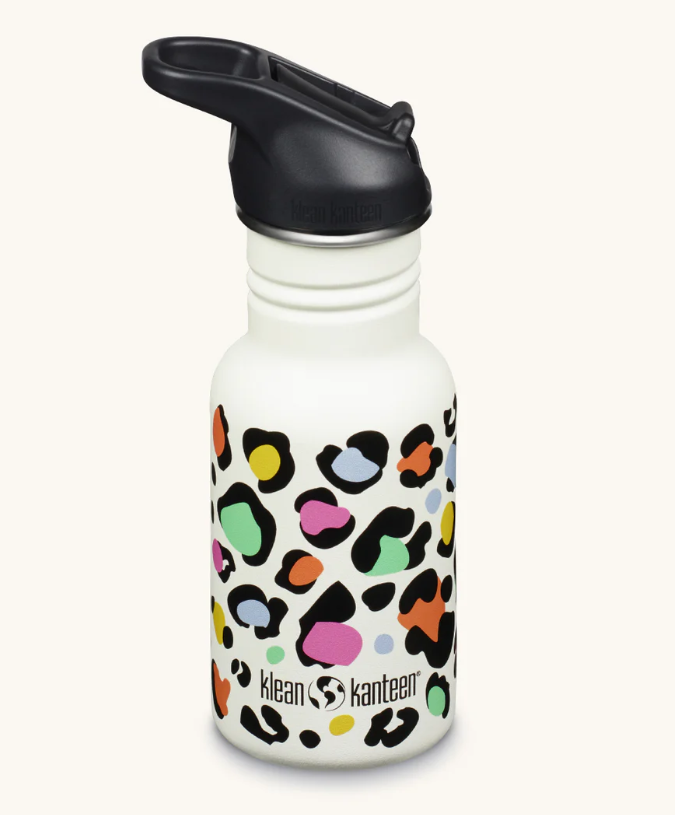 Kid Kanteen Single Wall Bottle with Flip Cap - 355ml - in various designs by Klean Kanteen