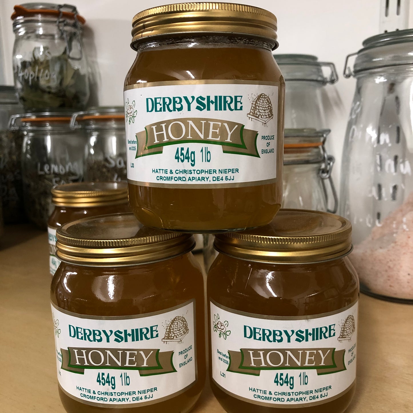 Jar of Local Honey - price includes returnable 50p deposit