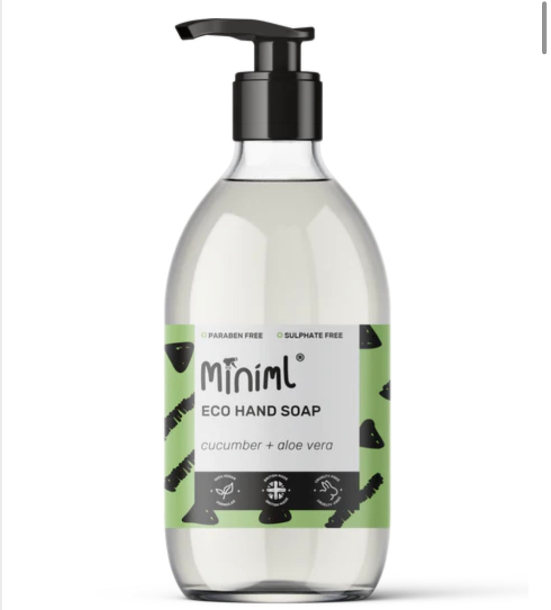 READY FILLED Hand Soap in Glass bottle 500ml by Miniml