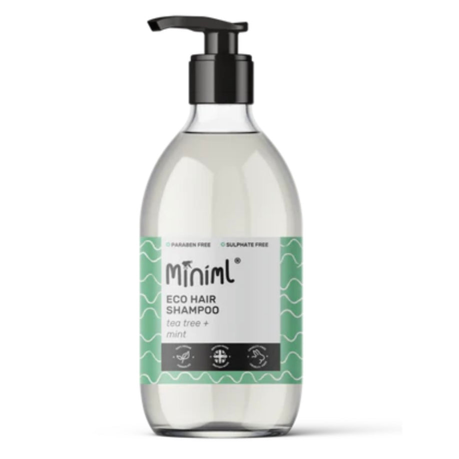 READY FILLED Shampoo in Glass bottle 500ml by Miniml