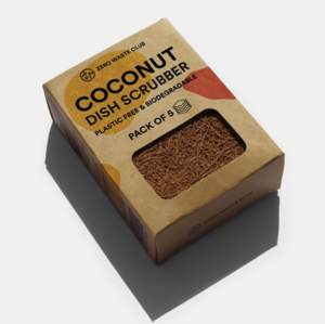 Coconut Scourers Rectagular by Zero Waste Club