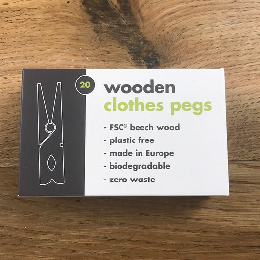 Wooden Clothes Pegs by Eco Living